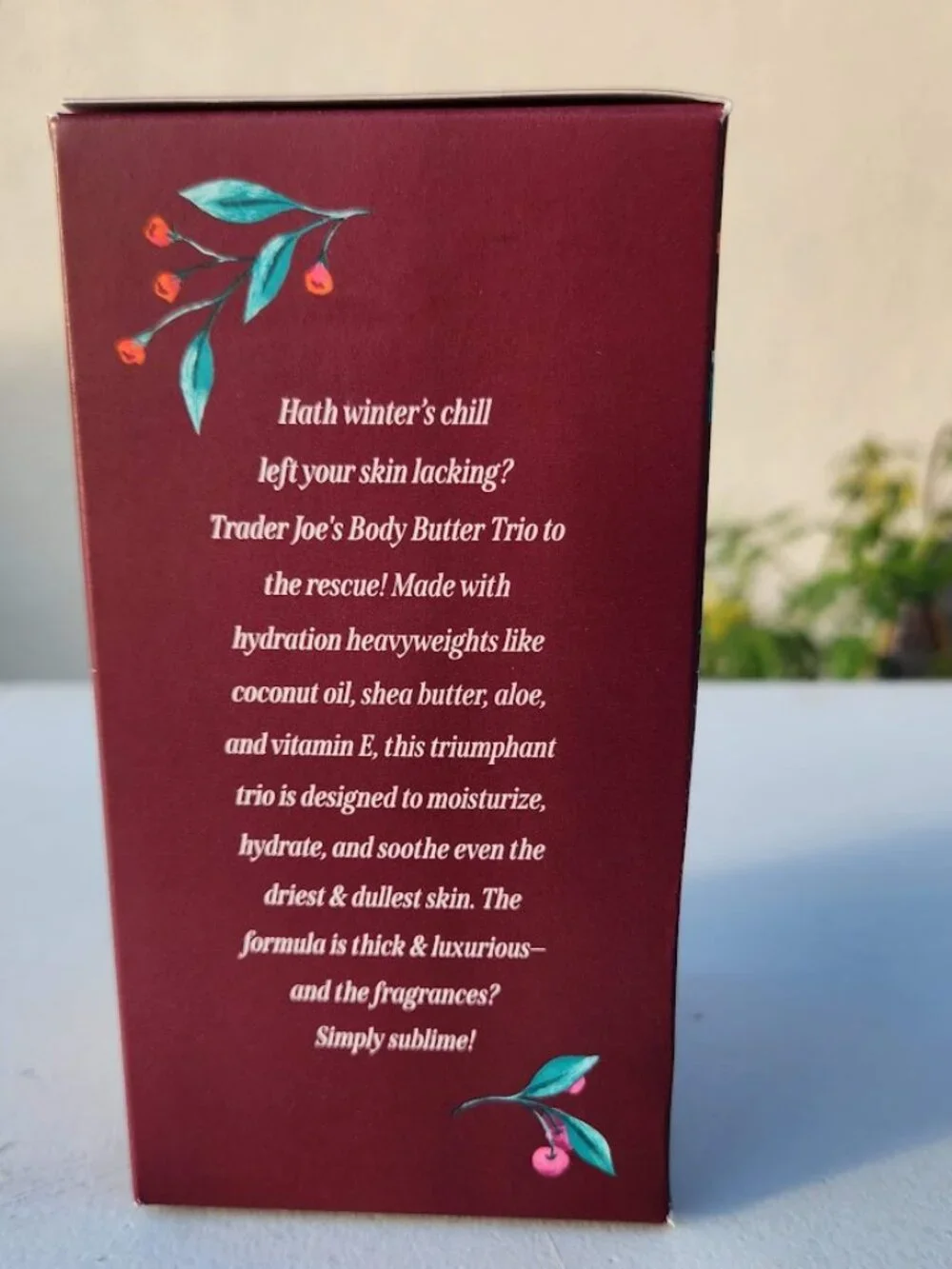NEW Trader Joe's Body Butter Trio Gift Set Moisturizer Trader Joes Set of 3 Incl